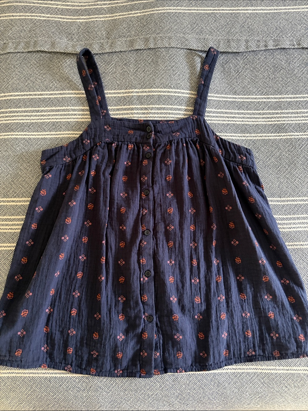 Women’s Navy Floral Caslon (Nordstrom) Cami Top